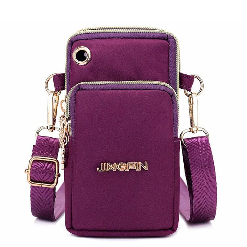 Metal Letter Decor Mini Sports Arm & Running Wrist Bag