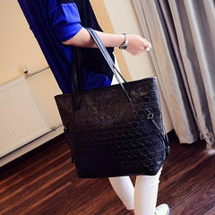 Punk Style Skull Embossed Tote Bag Halloween Ghost Skull Elf Handbag