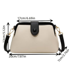 Vintage PU Crossbody Bag Retro Shoulder Phone Bag Women's Casual Handbag