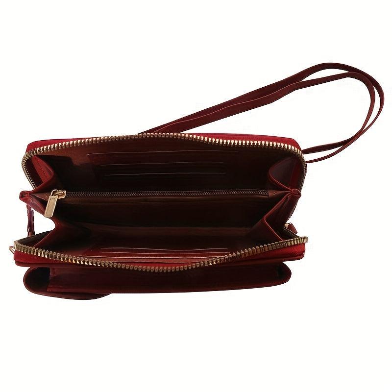 Minimalist Shoulder Bag w/ Coin Purse & Strap