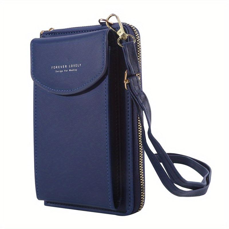 Minimalist Shoulder Bag w/ Coin Purse & Strap