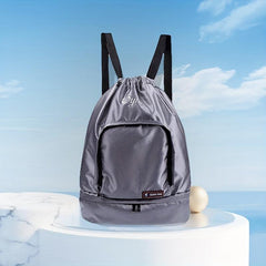 Large Capacity Swimming Backpack Nylon Waterproof Lightweight Fitness Daypack