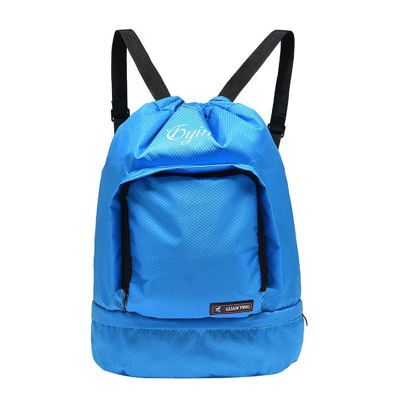 Large Capacity Swimming Backpack Nylon Waterproof Lightweight Fitness Daypack