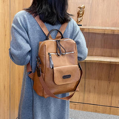 Vintage Preppy Style Backpack Purse British College School Bag