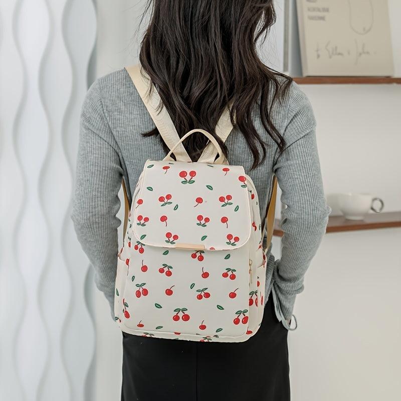Nylon Flap Zipper Backpack for Work & School
