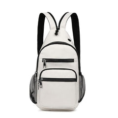 Zipper Front Sling Bag Casual Zipper Strap Backpack