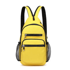 Zipper Front Sling Bag Casual Zipper Strap Backpack