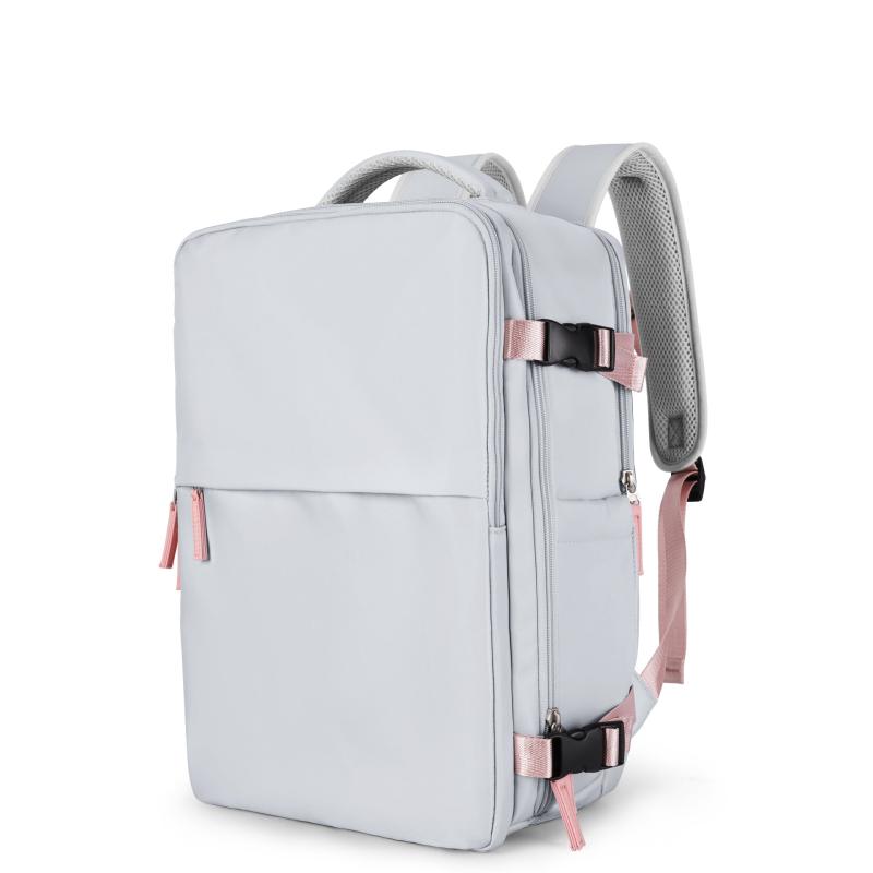 Minimalist Solid Backpack Large Capacity Travel Storage Rucksack