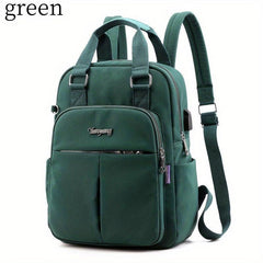 Top Handle Laptop Backpack USB Charging Port