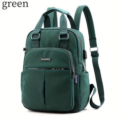 Top Handle Laptop Backpack USB Charging Port