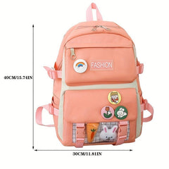 4pcs Backpack Shoulder Bag Tote Bag Purse for Outdoors Students