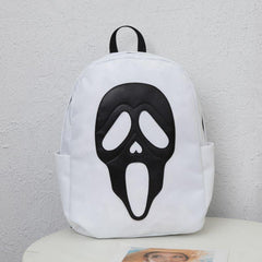 Ghost Skull Backpack Funny Halloween Party Daypack Travel Schoolbag