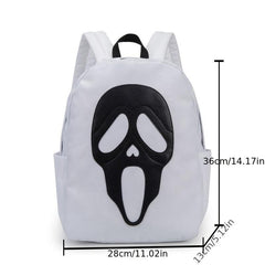 Ghost Skull Backpack Funny Halloween Party Daypack Travel Schoolbag
