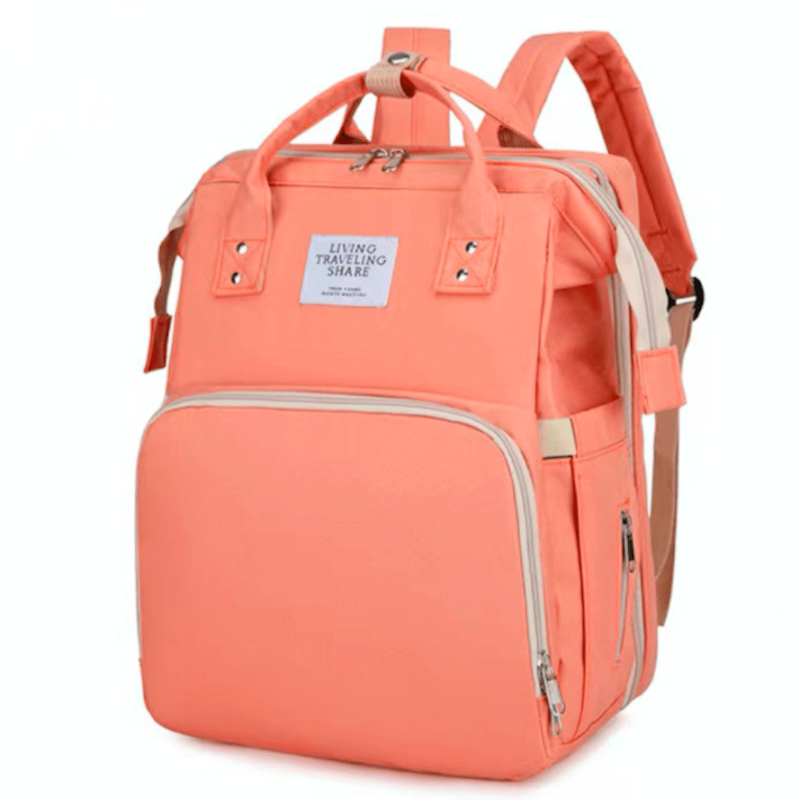 Functional Diaper Bag with Changing Pad Backpack Tote