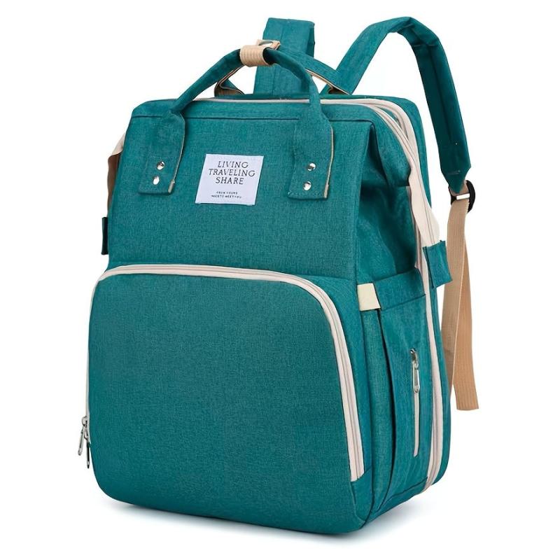 Functional Diaper Bag with Changing Pad Backpack Tote