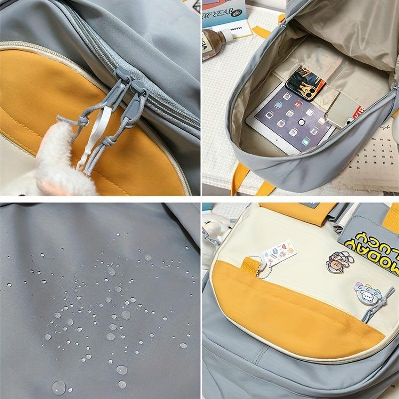 Mini Cartoon Pellet Backpack Nylon Lightweight Shoulder Bag