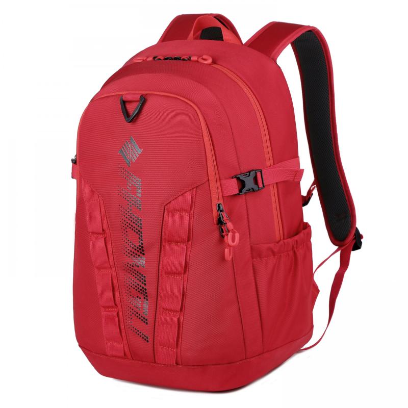 Casual Letter Print Zipper Backpack Large Capacity Travel Storage Rucksack
