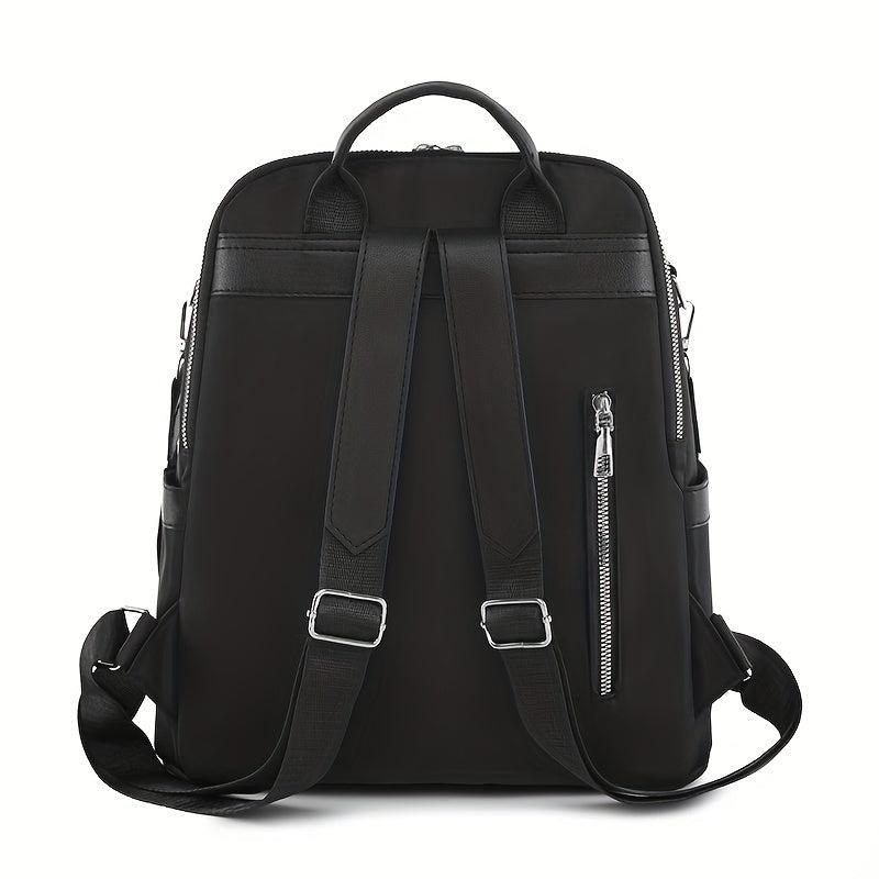 Functional Backpack Purse Tassel Decor Two-way Shoulder Bag