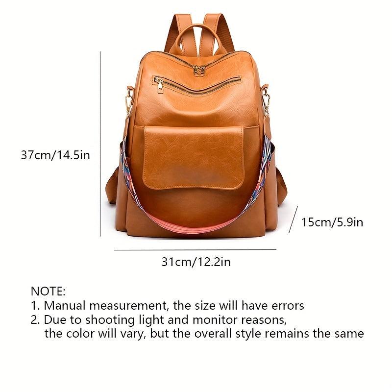 Vintage Anti Theft Backpack Purse Retro Convertible Bag