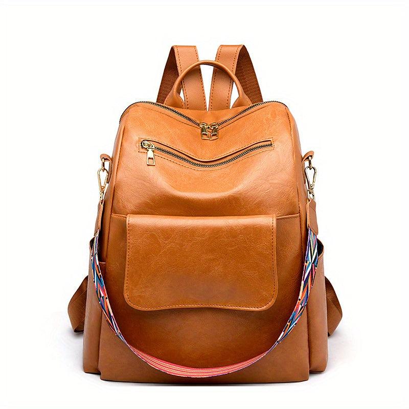 Vintage Anti Theft Backpack Purse Retro Convertible Bag