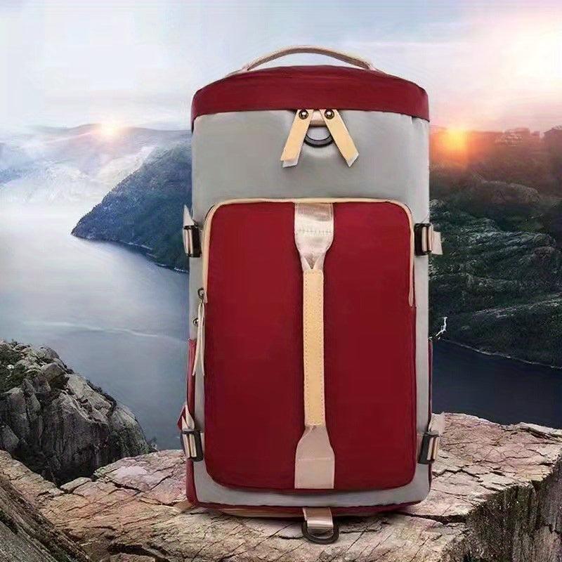 Large Capacity Outdoor Travel Backpack Gym Yoga Bag Portable Duffle Bag