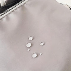 Small Contrast Backpack Drawstring Detail School Bag