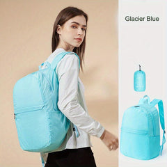 Lightweight Solid Backpack Casual Rucksack Travel Storage Bag