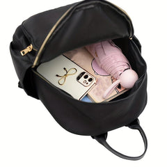 Nylon Backpack Purse Preppy School Bag Casual Travel Daypack For Girls