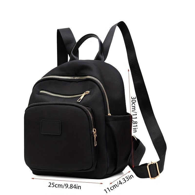 Nylon Backpack Purse Preppy School Bag Casual Travel Daypack For Girls