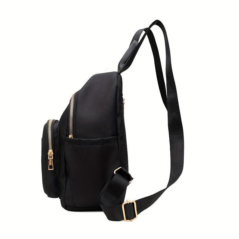 Nylon Backpack Purse Preppy School Bag Casual Travel Daypack For Girls
