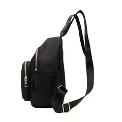 Nylon Backpack Purse Preppy School Bag Casual Travel Daypack For Girls
