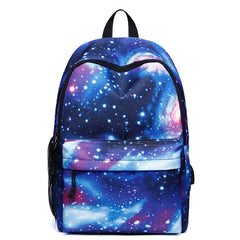 Starry Sky Pattern Backpack Lightweight Travel Bag