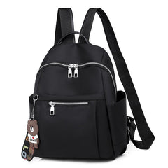 Zipper Backpack Adjustable Strap Casual Travel Backpack