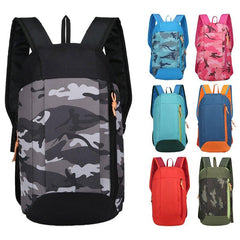 Waterproof Nylon Backpack Camo Schoolbag Travel Hiking Sport