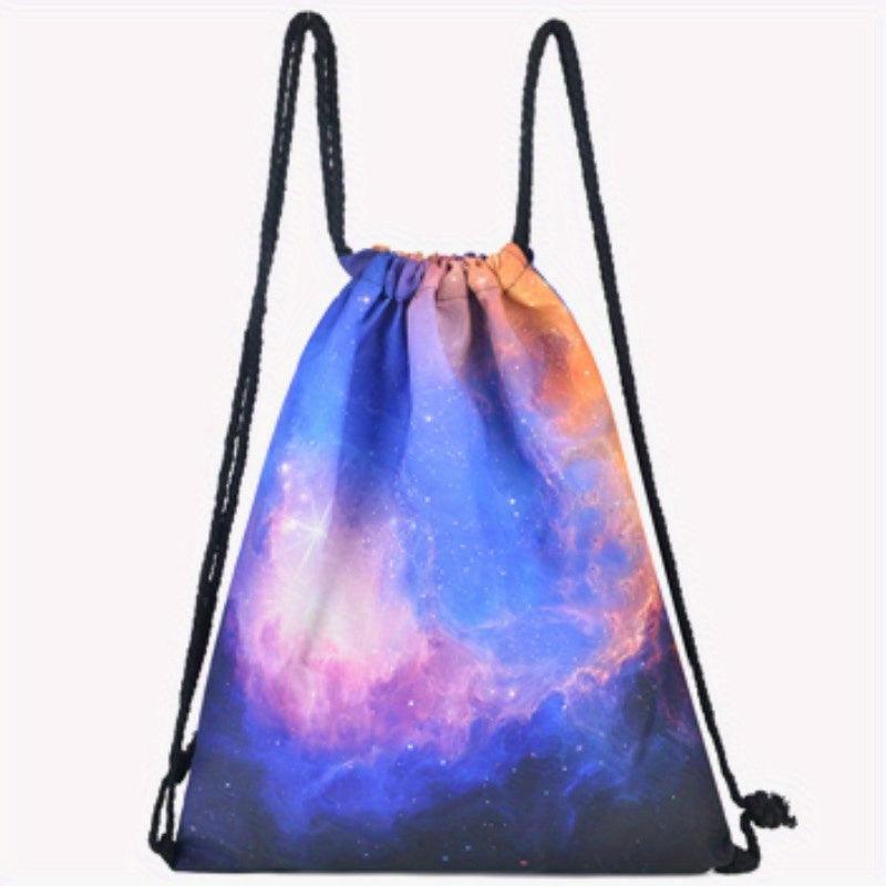 Lightweight Drawstring Bucket Backpack Sports Fitness Bag