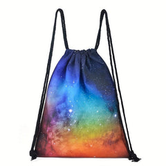 Lightweight Drawstring Bucket Backpack Sports Fitness Bag