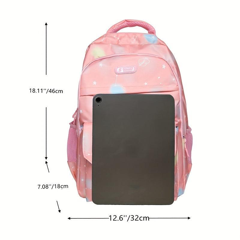 Rainbow Tie Dye Backpack Large Capacity Schoolbag