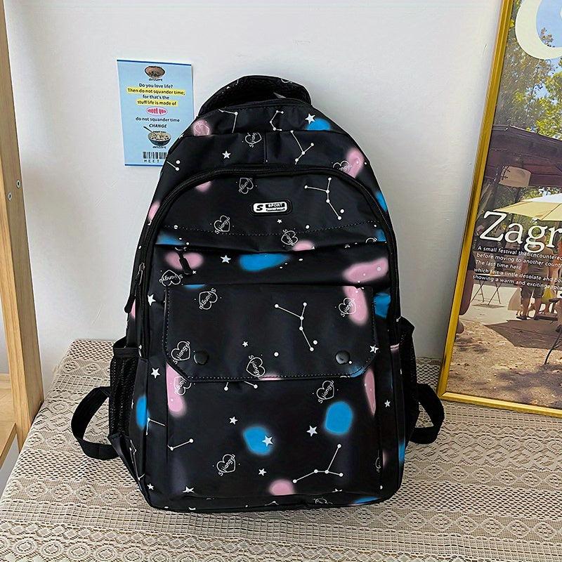Rainbow Tie Dye Backpack Large Capacity Schoolbag