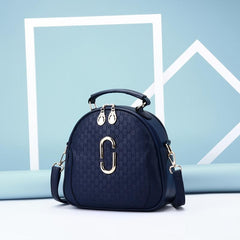 Geometric Pattern Crossbody Bag Top Handle Purse Zipper Shoulder Bag