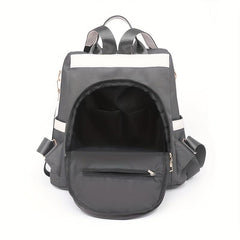 Waterproof Nylon Backpack for Women with Adjustable Strap