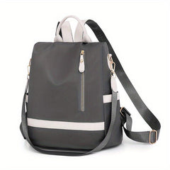 Waterproof Nylon Backpack for Women with Adjustable Strap