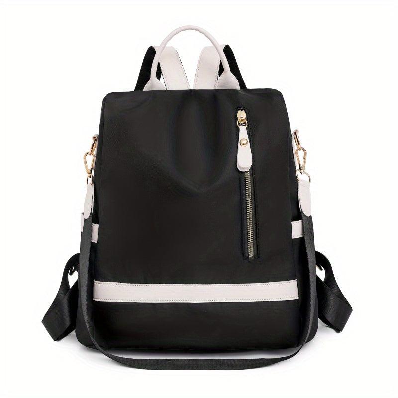Waterproof Nylon Backpack for Women with Adjustable Strap