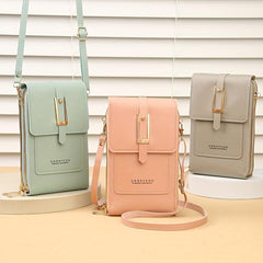 Transparent Touch Screen Crossbody Bag with Coin Purse