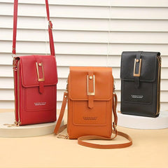 Transparent Touch Screen Crossbody Bag with Coin Purse
