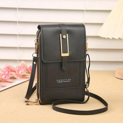 Transparent Touch Screen Crossbody Bag with Coin Purse