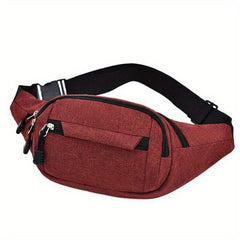 Casual Solid Chest Bag Crossbody Sling Bag for Men and Women