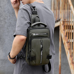 Outdoor Casual Nylon Men's Waist Bag