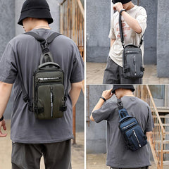Outdoor Casual Nylon Men's Waist Bag