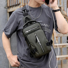 Outdoor Casual Nylon Men's Waist Bag
