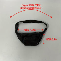 Men's Leather Crossbody Bag Waist Bag Fanny Pack